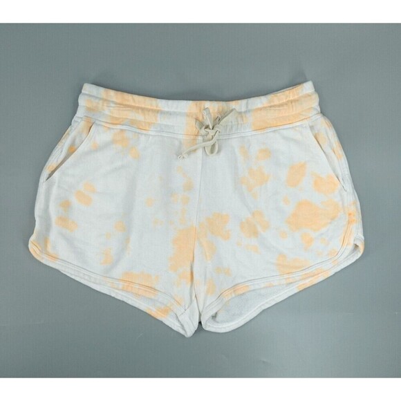Sundry Shorts Womens Size 2 Orange Tie Dye French Terry Comfy Lounge Resort - Picture 1 of 8